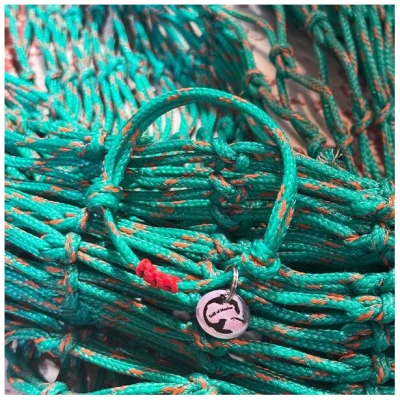 BRACENET Gulf of Mexico since 1600 Armband aus Fischernetz - größenverstellbar