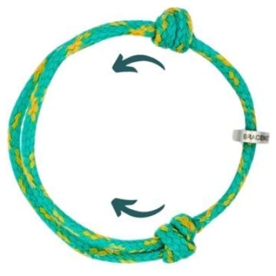 BRACENET Kids' Andaman Sea Armband aus Fischernetz - größenverstellbar