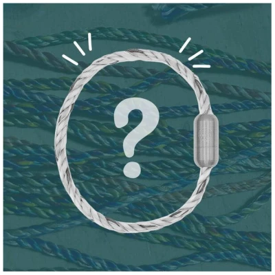 BRACENET Surprise Deep Sea Armband aus Fischernetz