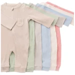 Baby Strampler Soft Modal gerippte Textilstruktur GOTS biorganic