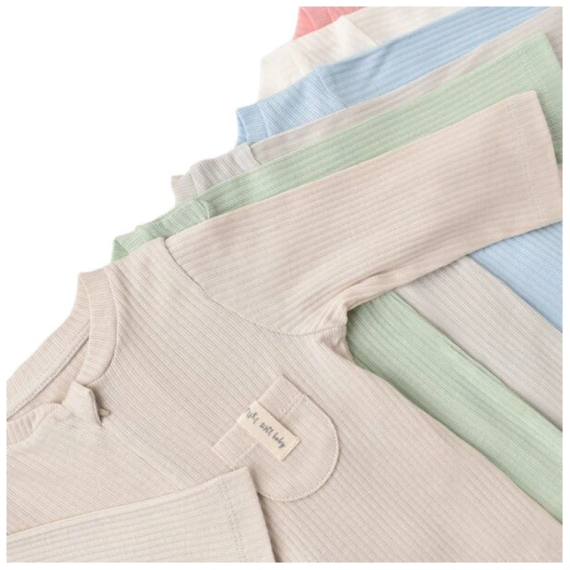 Baby Strampler Soft Modal gerippte Textilstruktur GOTS biorganic
