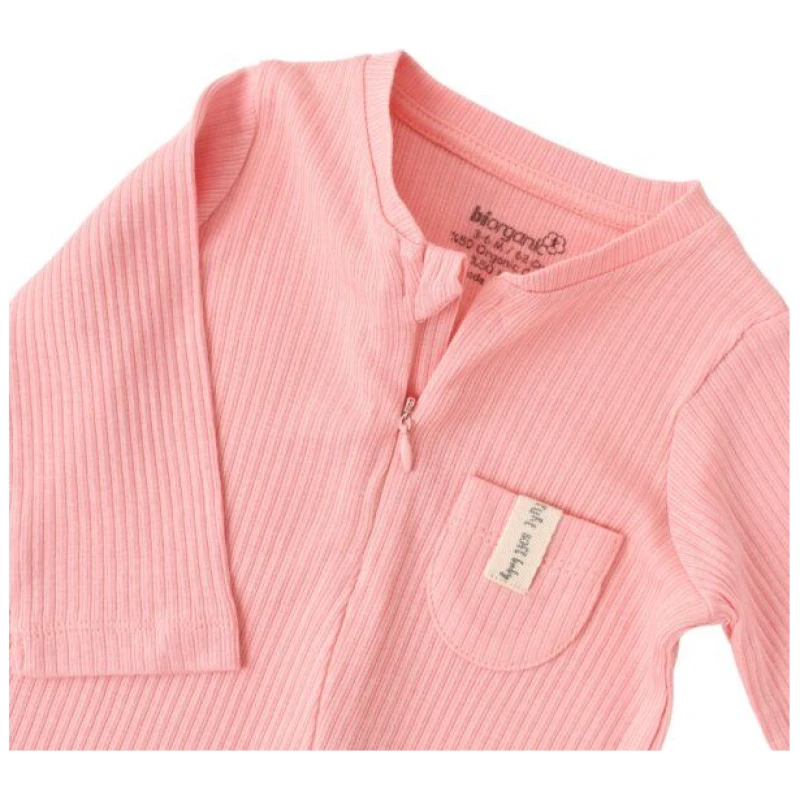 Baby Strampler Soft Modal gerippte Textilstruktur GOTS biorganic