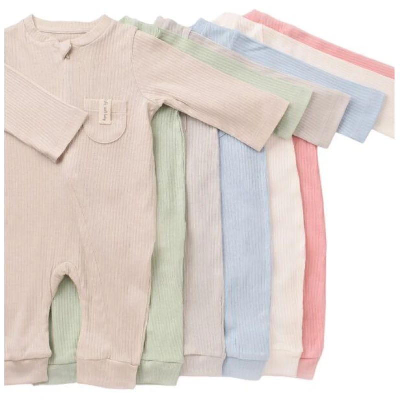 Baby Strampler Soft Modal gerippte Textilstruktur GOTS biorganic