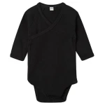 Babybugz Baby Kimono Wickelbody Strampler 3/4 Arm Vegan