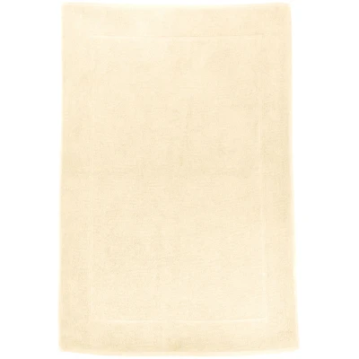 Badvorleger aus reiner Bio-Baumwolle, naturbelassen 50 x 70 cm