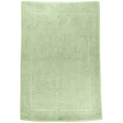 Badvorleger aus reiner Bio-Baumwolle, silberpappel 50 x 70 cm