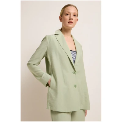 Blazer Relaxed Grün