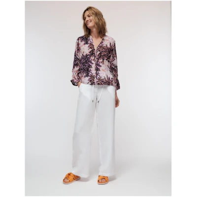 Bluse Print Vintage Flower