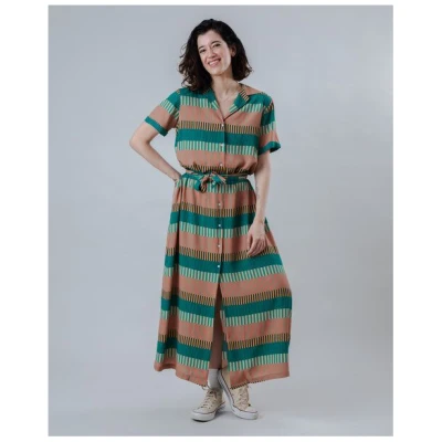 Brava Fabrics Kurzarm-Kleid Atlantic Long Dress