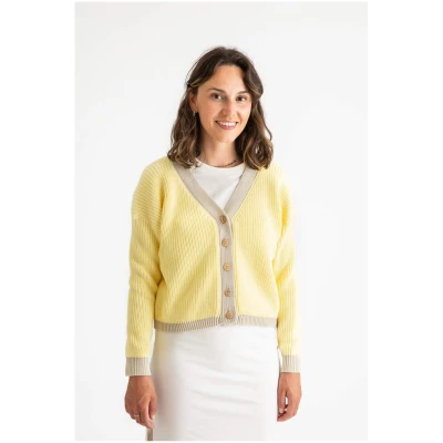 Cardigan Color Block