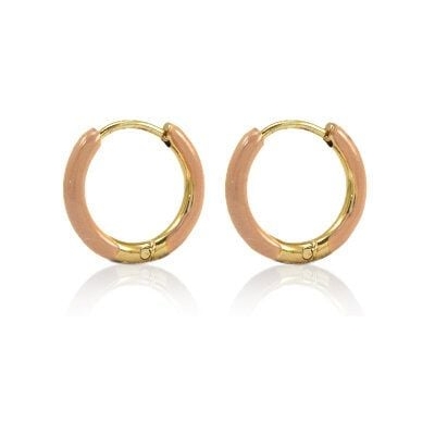 Coole farbige Creolen ca. 14 mm x 2 mm von Elektropulli