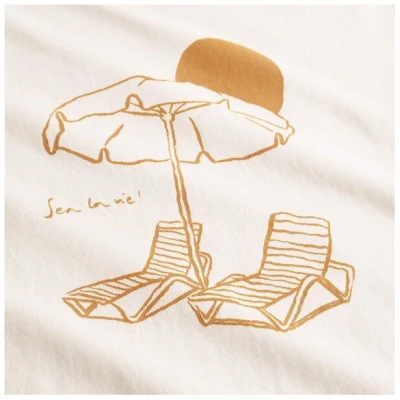 DEDICATED T-Shirt Vadstena Sea La Vie - White