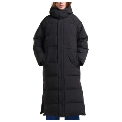 DEDICATED - Women's Long Puffer Jacket Karmas - Mantel Gr L schwarz
