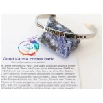 Divasya Armreif mit Gravur | Silber | Good Karma comes back