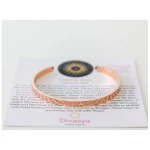 Divasya Armreif mit Gravur | rosé vergoldet | Cosmic Soul