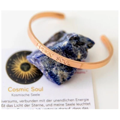 Divasya Armreif mit Gravur | rosé vergoldet | Cosmic Soul