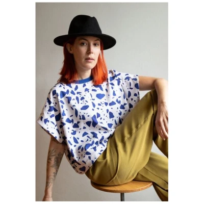 Ecostories Damen T-Shirt Terrazzo