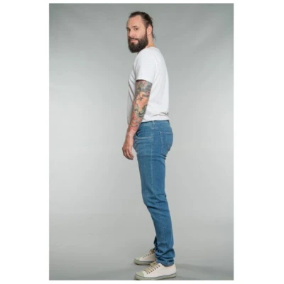 Feuervogl Slim Fit / Mid Rise Jeans Finn SUMMERBLUE