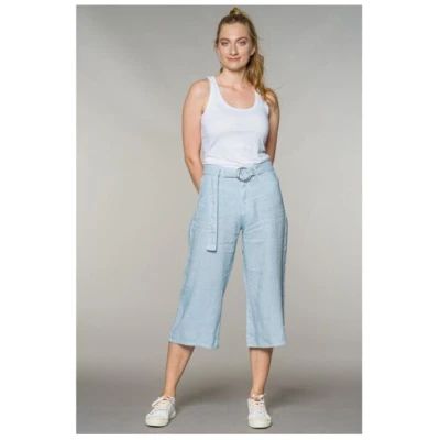 Feuervogl fv-Flo:rina | Wide Leg | High Waist | Culotte | Pure Linen
