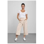 Feuervogl fv-Mar:tha Jogpants | Wide Leg | Cropped | Rubber Waistband | Cotton-Linen-Mix