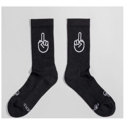 Fyngers Tennissocke aus Biobaumwolle - Style F*ck You - Fair Trade Made in Portugal