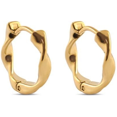 Gedrehte Creolen Ohrringe 15mm von Elektropulli