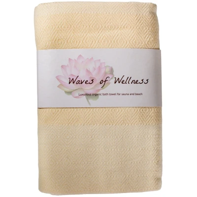 Hamam Strandtuch natura-weiß Maße 100 x 180 cm