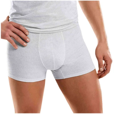 Herren Boxershorts aus Baumwolle & Silber gegen E-Smog