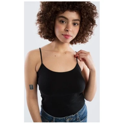 Honest Basics Spaghetti-Träger-Top