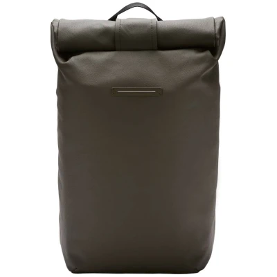 Horizn Studios | High-Performance Backpacks | SoFo Rolltop Backpack in Dark Olive | Water-Sealed Cotton Canvas | 30cm x 47cm x 15cm | 0.85kg