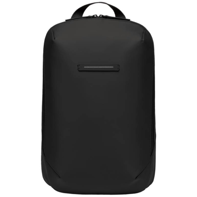 Horizn Studios | Hochfunktionale Rucksäcke | Gion Backpack Essential in All Black | Tarpaulin | 28cm x 41cm x 14cm | 0.6kg