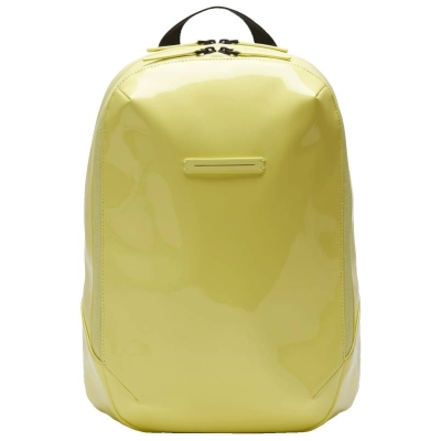 Horizn Studios | Hochfunktionale Rucksäcke | Gion Backpack in Glossy Lemon | Vegan Hi-Core | 29cm x 43cm x 14.5cm | 1kg