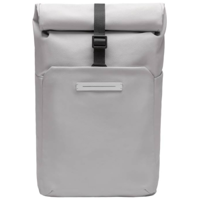 Horizn Studios | Hochfunktionale Rucksäcke | SoFo Rolltop Backpack X in Light Quartz Grey | Water-Sealed Cotton Canvas | 30cm x 47cm x 14cm | 0.85kg