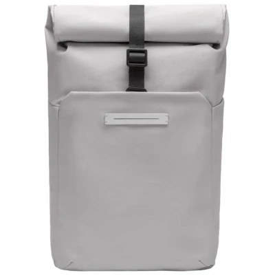 Horizn Studios | Hochfunktionale Rucksäcke | SoFo Rolltop Backpack X in Light Quartz Grey | Water-Sealed Cotton Canvas | 30cm x 47cm x 14cm | 0.85kg