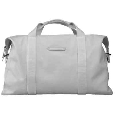 Horizn Studios | Weekender (M und L) | SoFo Weekender M in Light Quartz Grey | Recycled water-sealed cotton canvas (no recycled lining) | 52cm x 31cm