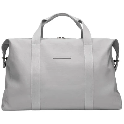 Horizn Studios | Weekenders | SoFo Weekender L in Light Quartz Grey | Recycled water-sealed cotton canvas (no recycled lining) | 54cm x 34cm x 22cm |