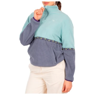 Iriedaily - Women's Holina Fleece Troyer - Fleecepullover Gr XL grau