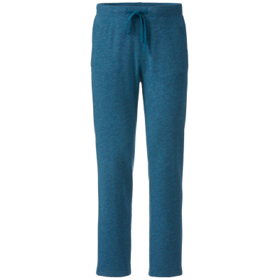Jogginghose aus reiner Bio-Schurwolle, petrol-melange
