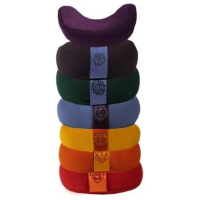Just Be Chakra Meditations- und Yogakissen, Halbmond