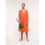 Kleid in Wickeloptik