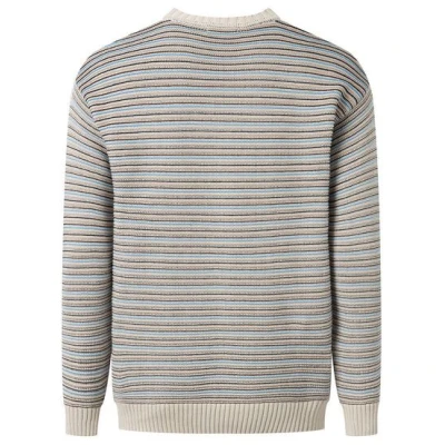 KnowledgeCotton Apparel Herren Strickpullover gestreift reine Bio-Baumwolle