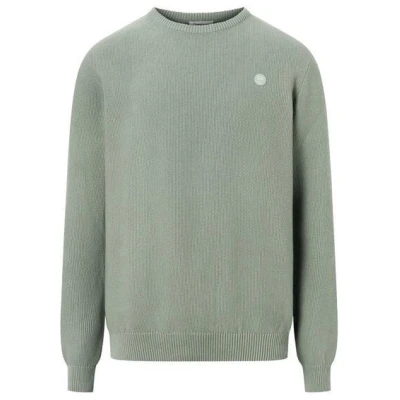 KnowledgeCotton Apparel Strickpullover - FIELD pique badge - aus Bio-Baumwolle
