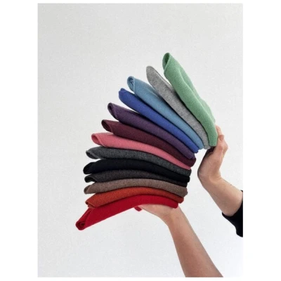 Kopyto BIRUANG Bandana Halstuch 100% Merinowolle RWS-Zertifiziert Ökologisch Unifarben