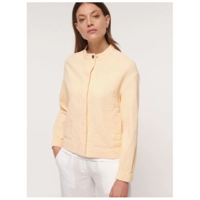 LANIUS Strukturierter Blouson aus Bio-Baumwolle