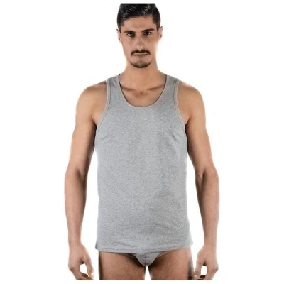 Leela Cotton Herren Tanktop 4 Farben Unterhemd Bio-Baumwolle Achselhemd