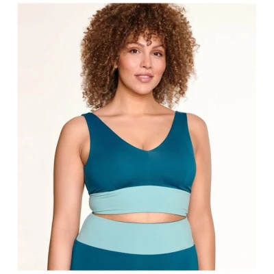 MYMARINI Wendbares Yogatop mit Shape-Effect aus ECONYL