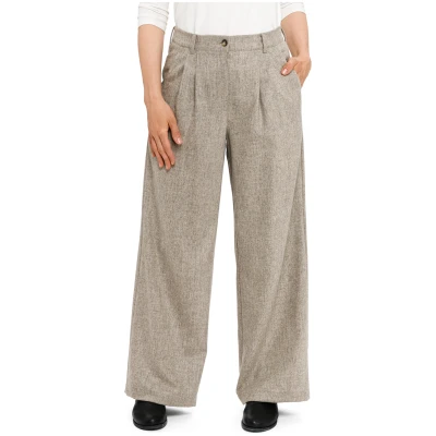 Marlenehose aus reiner Bio-Schurwolle, alpengrau 36