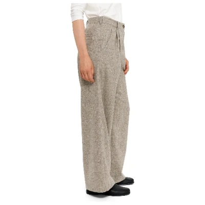 Marlenehose aus reiner Bio-Schurwolle, alpengrau 36
