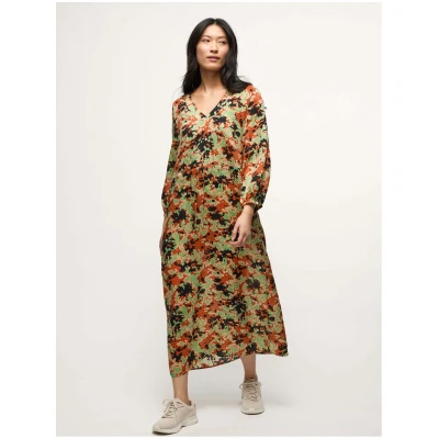 Maxikleid Print Powerful Bloom