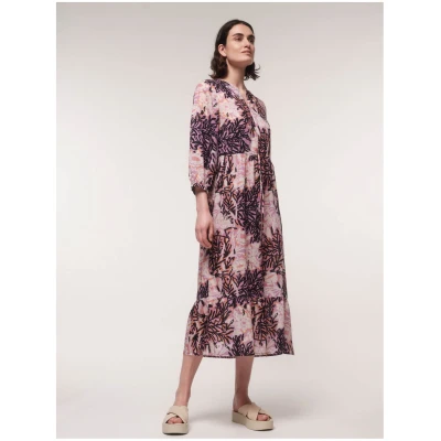 Midikleid Print Vintage Flower